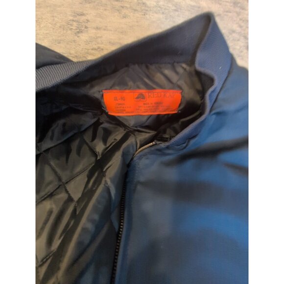 Vintage Made In USA Red Cap Work Jacket Detroit Style Talon Zipper Sz XXL - Picture 9 of 9